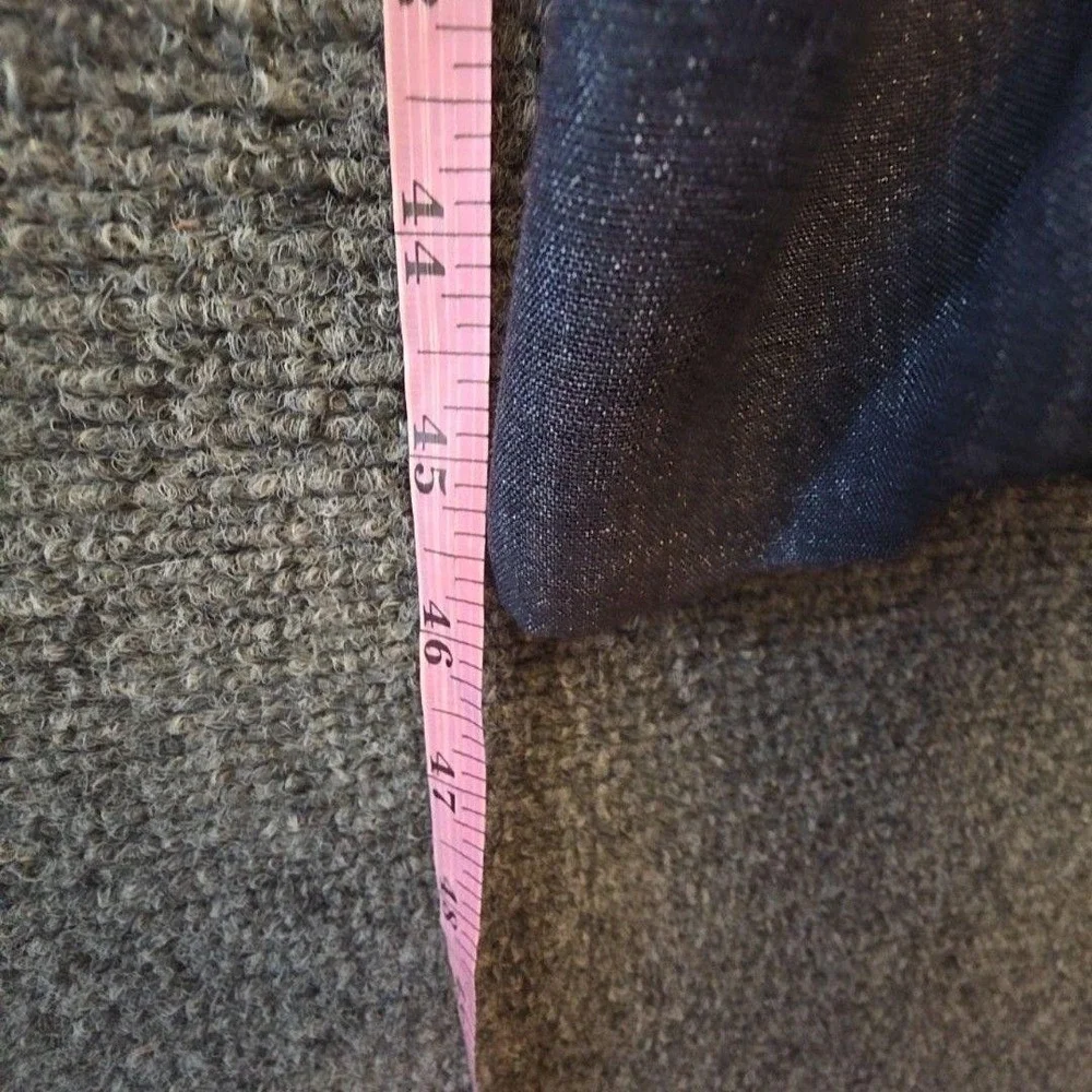 Paul Frederick Dress Pants Mens 44x42 Blue Pleated Straight Leg Regular Fit